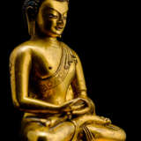 Feuervergoldete Bronze des Amithaba - Foto 2