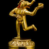 Feuervergoldete Bronze einer Makaravaktra - фото 1