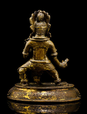 Bronze der zornvollen Gottheit Ekajata - фото 3