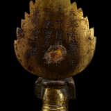 Feine feuervergoldete Bronze des Budda Shakyamuni - Foto 2
