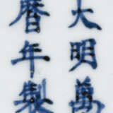 Weiss-glasierte 'Yuhuchun'-Vase mit eingeritztem Drachendekor - Foto 3