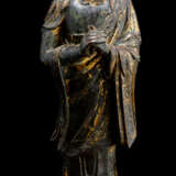 Bronze eines stehenden Mönches - photo 1