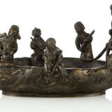 Schale mit sieben der acht Unsterblichen in einem Boot aus Bronze - photo 1