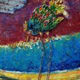Голубая птица и странная птица Юра масло/холст на подрамнике Impasto Impressionism Fantasy Ukraine 2015 - photo 5
