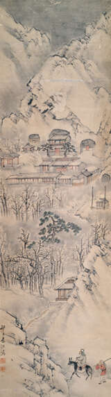 Zwei Malereien im Stil von Yuan Jiang und Zhang Hong - фото 1