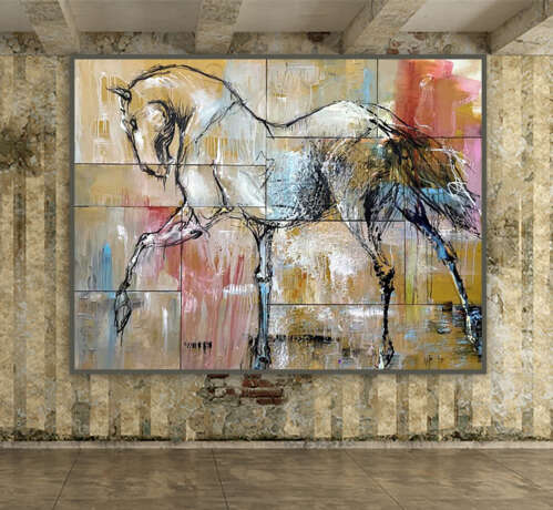 Гордость маслом на холсте Oil painting Contemporary art лофт Ukraine 2021 - photo 2