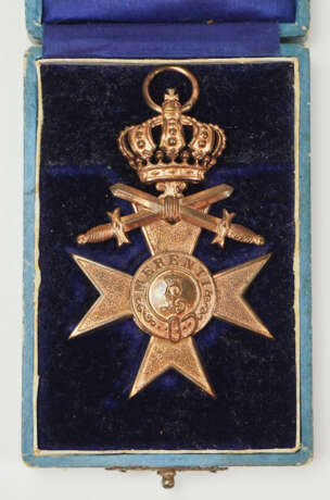 Bayern: Militär-Verdienstkreuz, 3. Klasse mit Krone, im Etui. - Foto 1