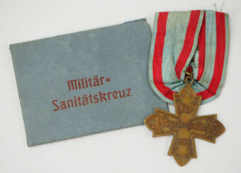 Hessen: Militär-Sanitäts-Kreuz 1914, in Verleihungstüte.