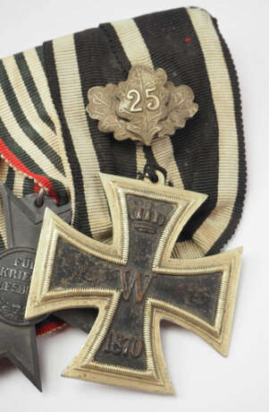 Preussen: Frackschnalle eines Veteranen des deutsch-französischen Krieges mit 7 Auszeichnungen. - фото 4