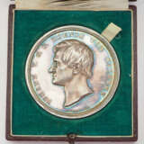 Sachsen: Große Prämienmedaille "Zur Belohnung des Fleisses", Johann (1854-1872), in Silber, im Etui. - photo 1