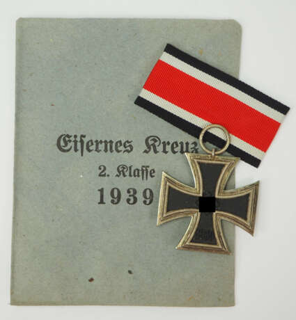 Eisernes Kreuz, 1939, 2. Klasse, in Verleihungstüte. - Foto 1