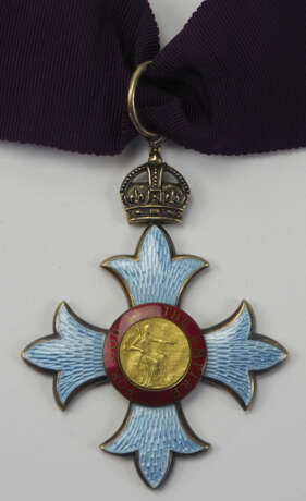 Großbritannien: Der sehr bedeutende Orden des Britischen Empire, 1. Modell (1917-1936), Komtur Kreuz. - photo 1