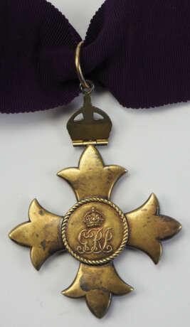 Großbritannien: Der sehr bedeutende Orden des Britischen Empire, 1. Modell (1917-1936), Komtur Kreuz. - photo 3