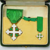 Italien: Ritterorden des heiligen Mauritius und heiligen Lazarus, 3. Modell (1868-1943), Ritterkreuz, im Etui. - Foto 1