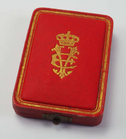 Italien: Orden der Krone von Italien, Ritterkreuz, im Etui. - Foto 1