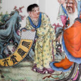 Feine Vase aus Porzellan mit Darstellung des legendären General Guo Ziyi (698-781) - фото 3
