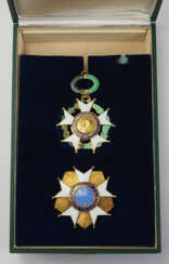 Brasilien: Nationaler Orden Kreuz des Südens, 3. Modell, 1. Typ (1932-1967), Großkreuz Satz, im Etui.