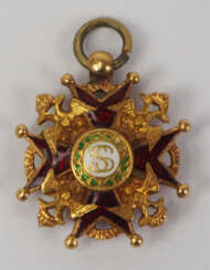 Russland: Kaiserlicher und Königlicher Orden vom heiligen Stanislaus, 2. Modell, 1. Typ (1831-1841), Miniatur.