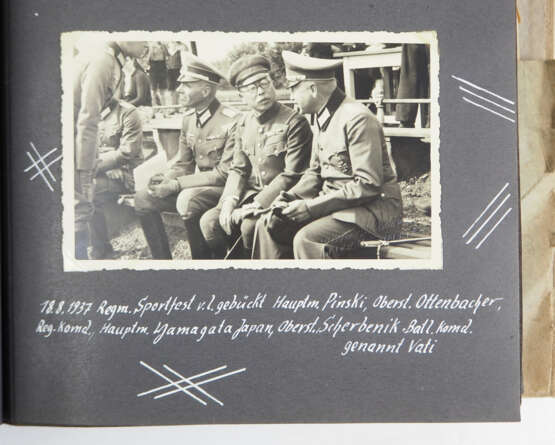 Wehrmacht: Fotoalbum eines Angehörigen des Infanterie-Regiment 54 - 1936 bis 1945. - Foto 3