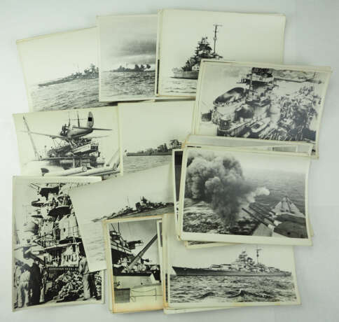 Kriegsmarine: Kriegsberichter-Foto-Serie von 46 Aufnahmen. - Foto 1