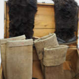 Wehrmacht: Winter-Filz-Stiefel - 3 Paar, in Offizierskiste. - photo 1