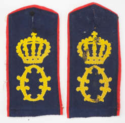 Württemberg: Paar Achselklappen für Mannschaften im Grenadier-Regiment „Königin Olga“ (1. Württembergisches) Nr. 119.