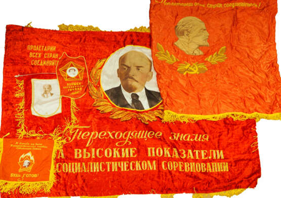 Sowjetunion: Sozialistische Fahne und Wimpel. - фото 1