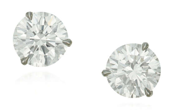 NO RESERVE | DIAMOND STUD EARRINGS - Foto 1