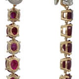 NO RESERVE | RUBY AND DIAMOND EARRINGS - photo 3