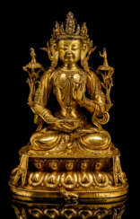 Feine feuervergoldete Bronze des Avalokitesvara