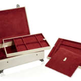 NO RESERVE | BUCCELLATI SILVER AND LEATHER JEWELRY CASKET - Foto 2