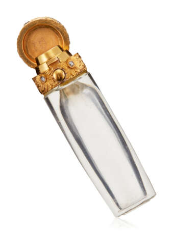 NO RESERVE | TIFFANY & CO. ANTIQUE DIAMOND AND GOLD SCENT BOTTLE - Foto 2