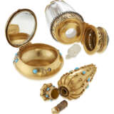 NO RESERVE | GROUP OF ANTIQUE GOLD, SILVER AND MULTI-GEM OBJECTS - фото 2