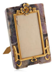 NO RESERVE | COVEN-LACLOCHE ANTIQUE HARDSTONE, DIAMOND AND RUBY FRAME