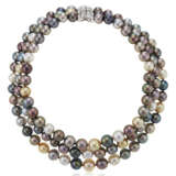 GRAFF CULTURED PEARL AND DIAMOND NECKLACE - фото 1