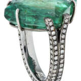 NO RESERVE | VERNEY EMERALD AND DIAMOND RING - Foto 3