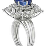 NO RESERVE | SAPPHIRE AND DIAMOND RING - Foto 3