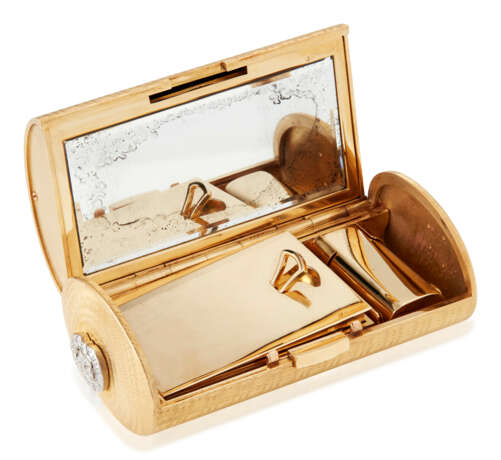 NO RESERVE | CARTIER DIAMOND AND GOLD VANITY CASE - фото 2