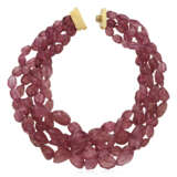 VERDURA PINK TOURMALINE AND GOLD NECKLACE - фото 3