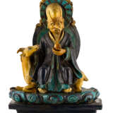 Große Fahua-Figur des Shoulao aus Irdenware - Foto 1