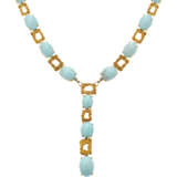 TURQUOISE AND GOLD SAUTOIR - Foto 1