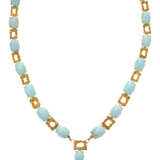 TURQUOISE AND GOLD SAUTOIR - photo 3