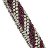 DIAMOND AND RUBY BRACELET - Foto 1