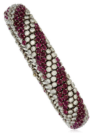 DIAMOND AND RUBY BRACELET - Foto 1