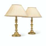 A PAIR OF LOUIS XVI-STYLE ORMOLU CANDLESTICKS MOUNTED AS LAMPS - photo 1