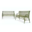 A PAIR OF FRENCH GOTHIC REVIVAL GREEN-PAINTED CAST-IRON GARDEN BENCHES - Auction prices