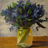 Oil painting “Подснежники”, Grigory Stepanovich Stupenko (1926), Cardboard, Oil paint, Impressionist, Flower still life, Ukraine - photo 1