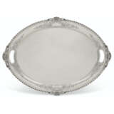 AN AMERICAN SILVER TWO-HANDLED TRAY - photo 1