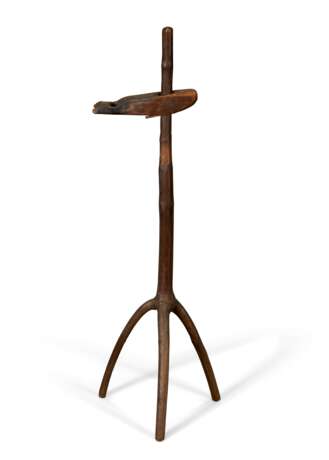AN ASH ADJUSTABLE-BRANCH CANDLESTAND - Foto 1