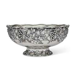 AN AMERICAN SILVER LARGE PUNCH BOWL